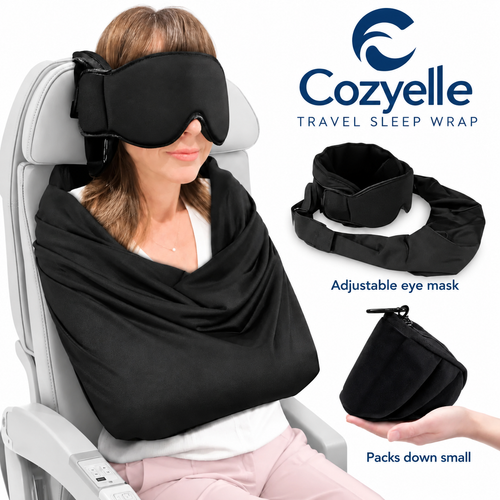 COZYELLE First Class 3-in-1 Travel Sleep Set