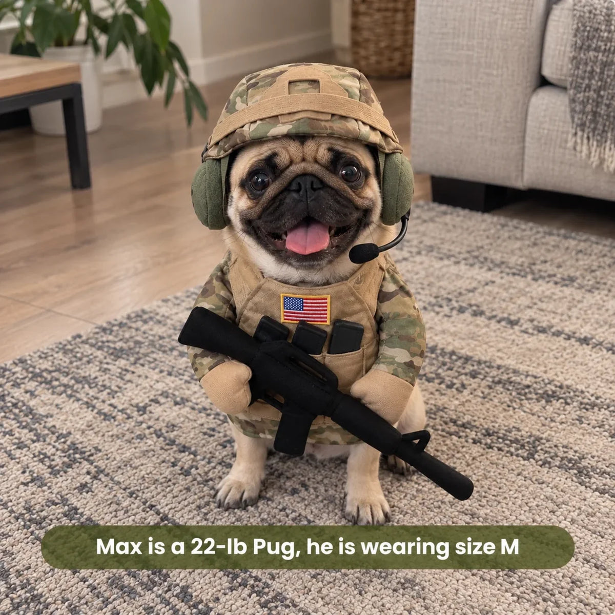 DutyPaws- Soldier Outfit